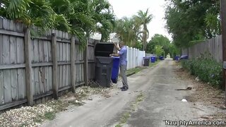 Alyssa Lynn fucking, pitit gason l &#039; nan zanmi yo deyò